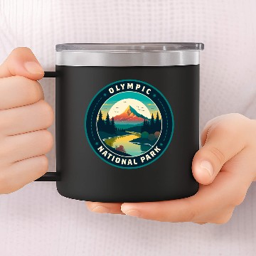 Discover Olympic National Park 14oz Stainless Steel Tumblers