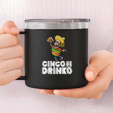 Discover Cinco De Drinko 14oz Stainless Steel Tumblers
