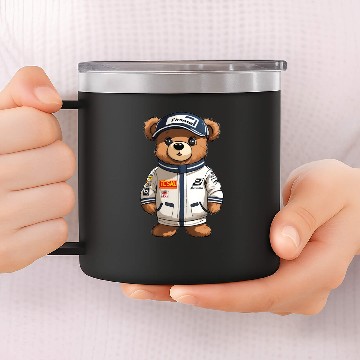 Discover TeddyEmo Hopeful Formula 1 14oz Stainless Steel Tumblers