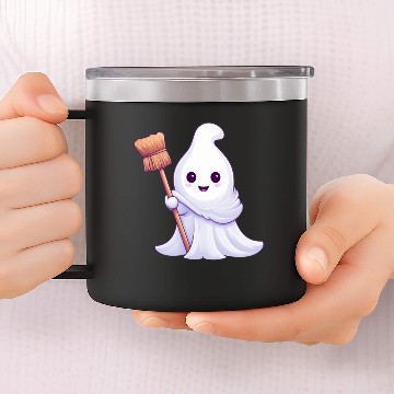 Discover Funny Halloween Ghost Malone 14oz Stainless Steel Tumblers