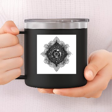 Discover Non Fig black 14oz Stainless Steel Tumblers