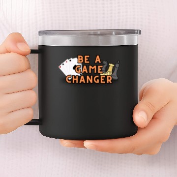 Discover Be a Game changer 14oz Stainless Steel Tumblers