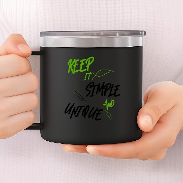 Discover KEEP IT SIMPLE AND UNIQUE 14oz Stainless Steel Tumblers
