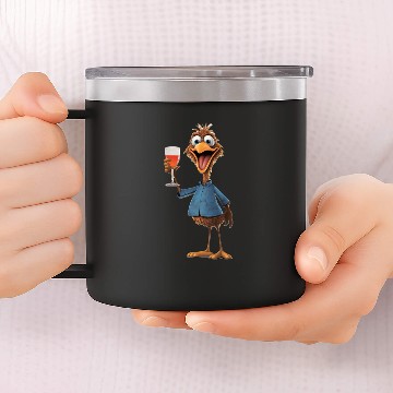 Discover Thanksgiving Turkey toast 14oz Stainless Steel Tumblers