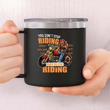 Discover VETERAN CHOPPER RIDER 14oz Stainless Steel Tumblers