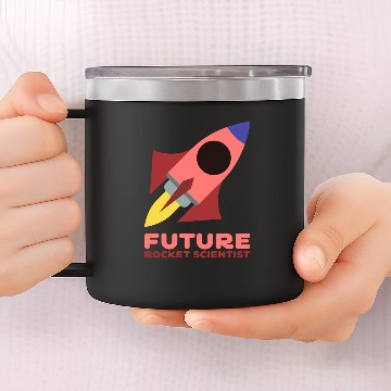 Discover Future Rocket Scientist 14oz Stainless Steel Tumblers