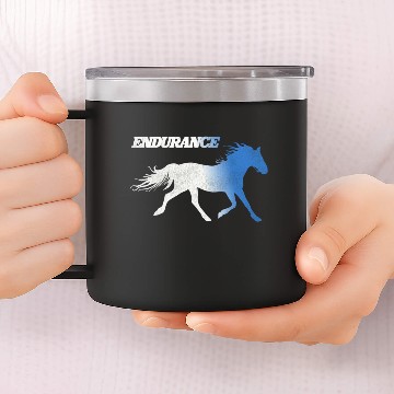 Discover Napoleon Dynamite Running Horses Endurance 14oz Stainless Steel Tumblers