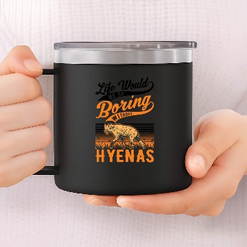 Discover Hyena Gift Aardwolf 14oz Stainless Steel Tumblers