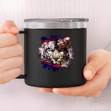 Discover American Samoa 14oz Stainless Steel Tumblers