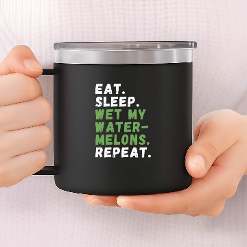 Discover Melon Lover Watermelon Growing Hobby 14oz Stainless Steel Tumblers