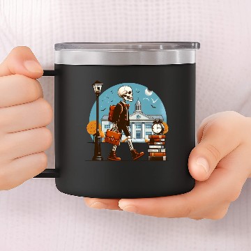 Discover Preppy skeleton 14oz Stainless Steel Tumblers