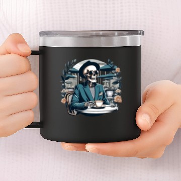 Discover Preppy skeleton 14oz Stainless Steel Tumblers