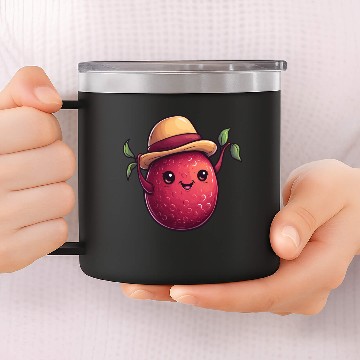 Discover Pomegranate 14oz Stainless Steel Tumblers