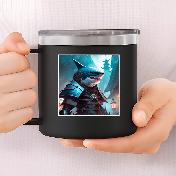 Discover Shark Attack 14oz Stainless Steel Tumblers