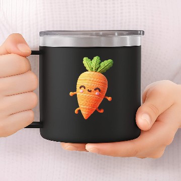 Discover Eat Your Veggies, or Else... 14oz Stainless Steel Tumblers