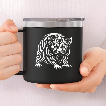 Discover Tribal Tasmanian Devil 14oz Stainless Steel Tumblers