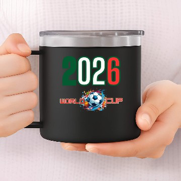Discover world cup 2026 14oz Stainless Steel Tumblers