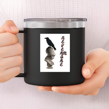 Discover NEVERMORE 14oz Stainless Steel Tumblers