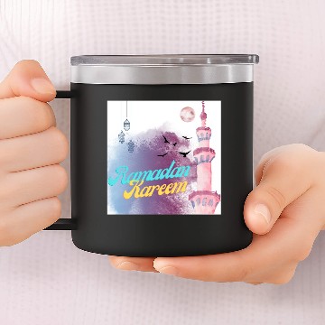 Discover Ramadan Kareem 14oz Stainless Steel Tumblers