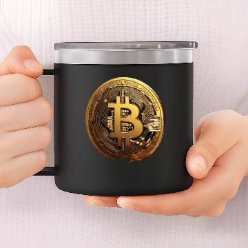 Discover bitcoin 14oz Stainless Steel Tumblers