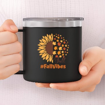 Discover Fall Vibes 14oz Stainless Steel Tumblers