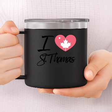 Discover I Love St Thomas Essential 14oz Stainless Steel Tumblers