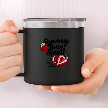 Discover Strawberry Berry Special 14oz Stainless Steel Tumblers
