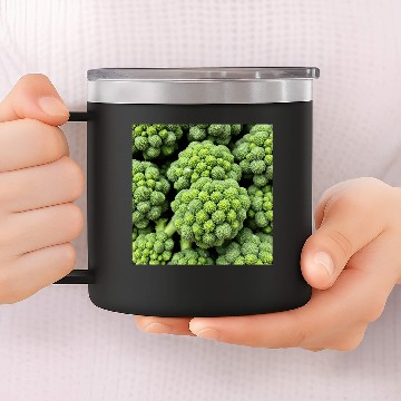 Discover Fresh Broccoli 14oz Stainless Steel Tumblers