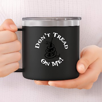 Discover Don't Tread on Me! 14oz Stainless Steel Tumblers