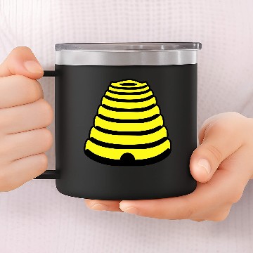 Discover Bee Hive 14oz Stainless Steel Tumblers