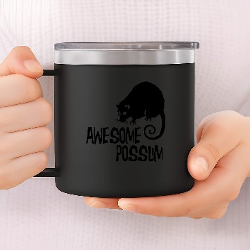 Discover Awesome Possum 14oz Stainless Steel Tumblers