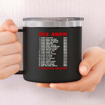 Discover Bangkok Red Light Ping Pong sx Show 14oz Stainless Steel Tumblers