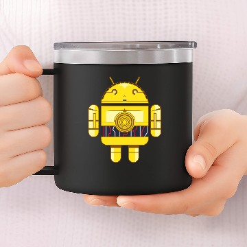 Discover C3PO Android Andy 14oz Stainless Steel Tumblers