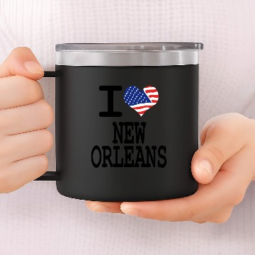 Discover i love new orleans 14oz Stainless Steel Tumblers