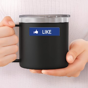 Discover Facebook Like 14oz Stainless Steel Tumblers