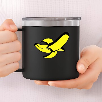 Discover Banana 14oz Stainless Steel Tumblers