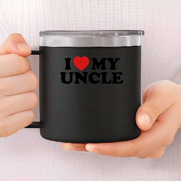 Discover I love my uncle 14oz Stainless Steel Tumblers