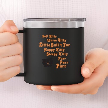 Discover Soft Kitty 14oz Stainless Steel Tumblers