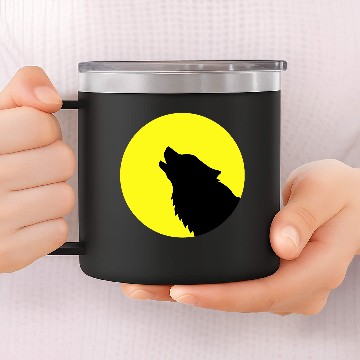 Discover Wolf 14oz Stainless Steel Tumblers