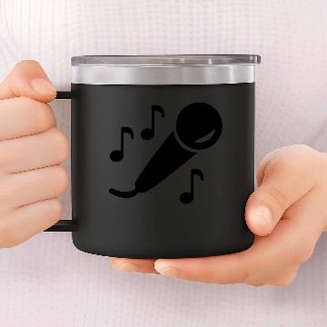 Discover Microphone 14oz Stainless Steel Tumblers