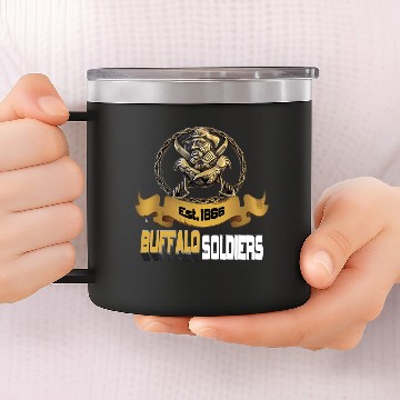 Discover BUFFALO SOLDIERS 14oz Stainless Steel Tumblers