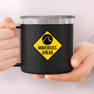 Discover Mavericks Ahead 14oz Stainless Steel Tumblers