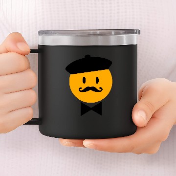 Discover France 14oz Stainless Steel Tumblers