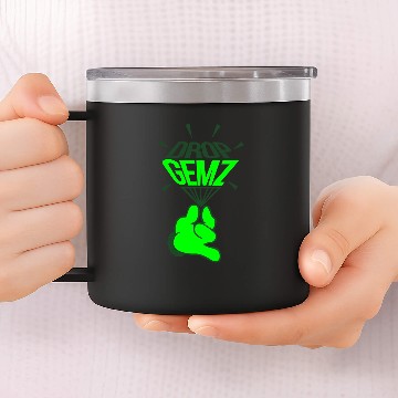 Discover Drop Gemz 14oz Stainless Steel Tumblers Hip-Hop Classic