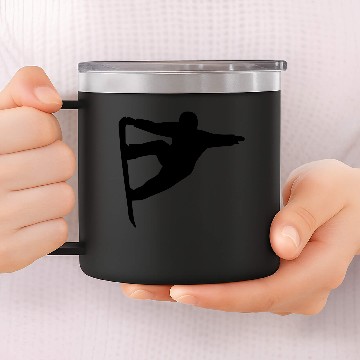 Discover Snowboarding 14oz Stainless Steel Tumblers