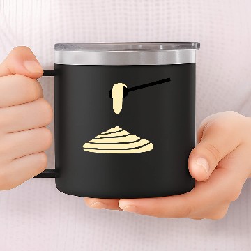 Discover Spoon with mashed potatoes - V2 14oz Stainless Steel Tumblers