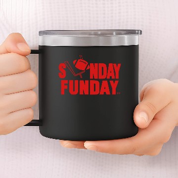 Discover SUNDAY FUNDAY 14oz Stainless Steel Tumblers