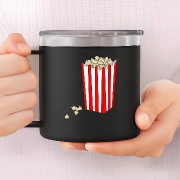 Discover Popcorn in Bag 14oz Stainless Steel Tumblers