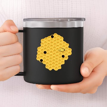 Discover bee hive 14oz Stainless Steel Tumblers
