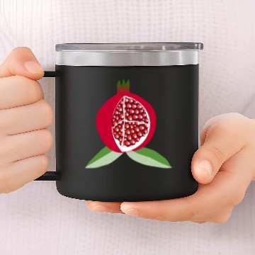 Discover pomegranate fruit 14oz Stainless Steel Tumblers